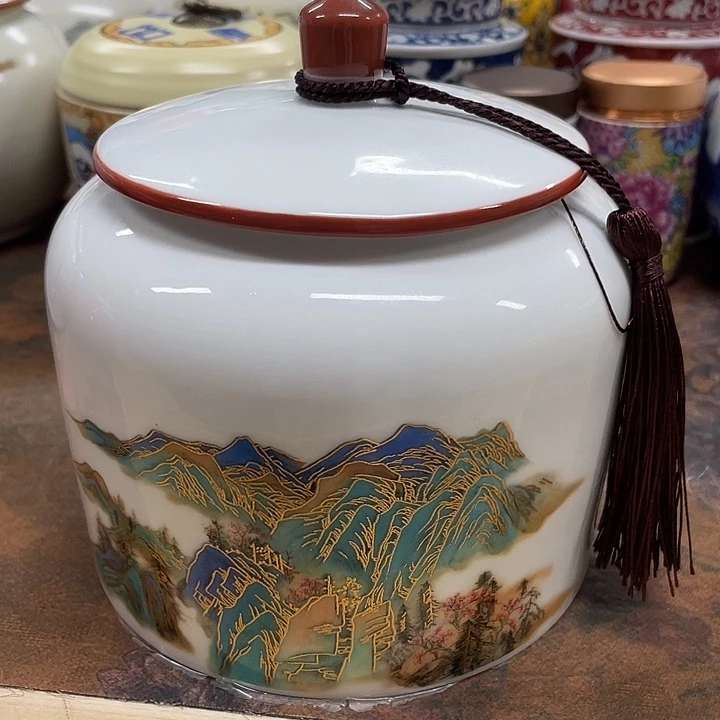 陶瓷罐茶叶罐密封罐储物罐