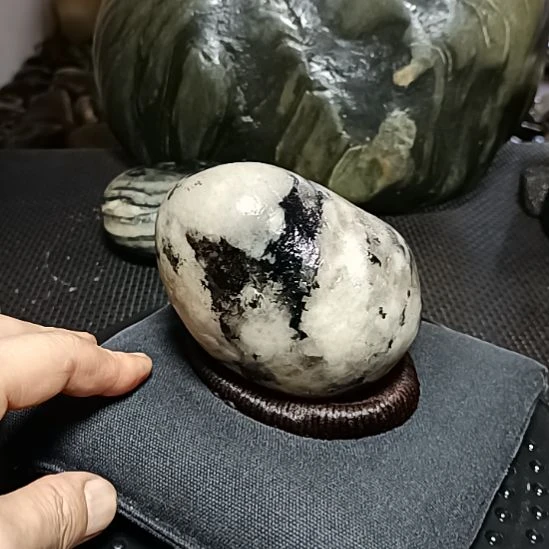 新疆金丝玉原石国画