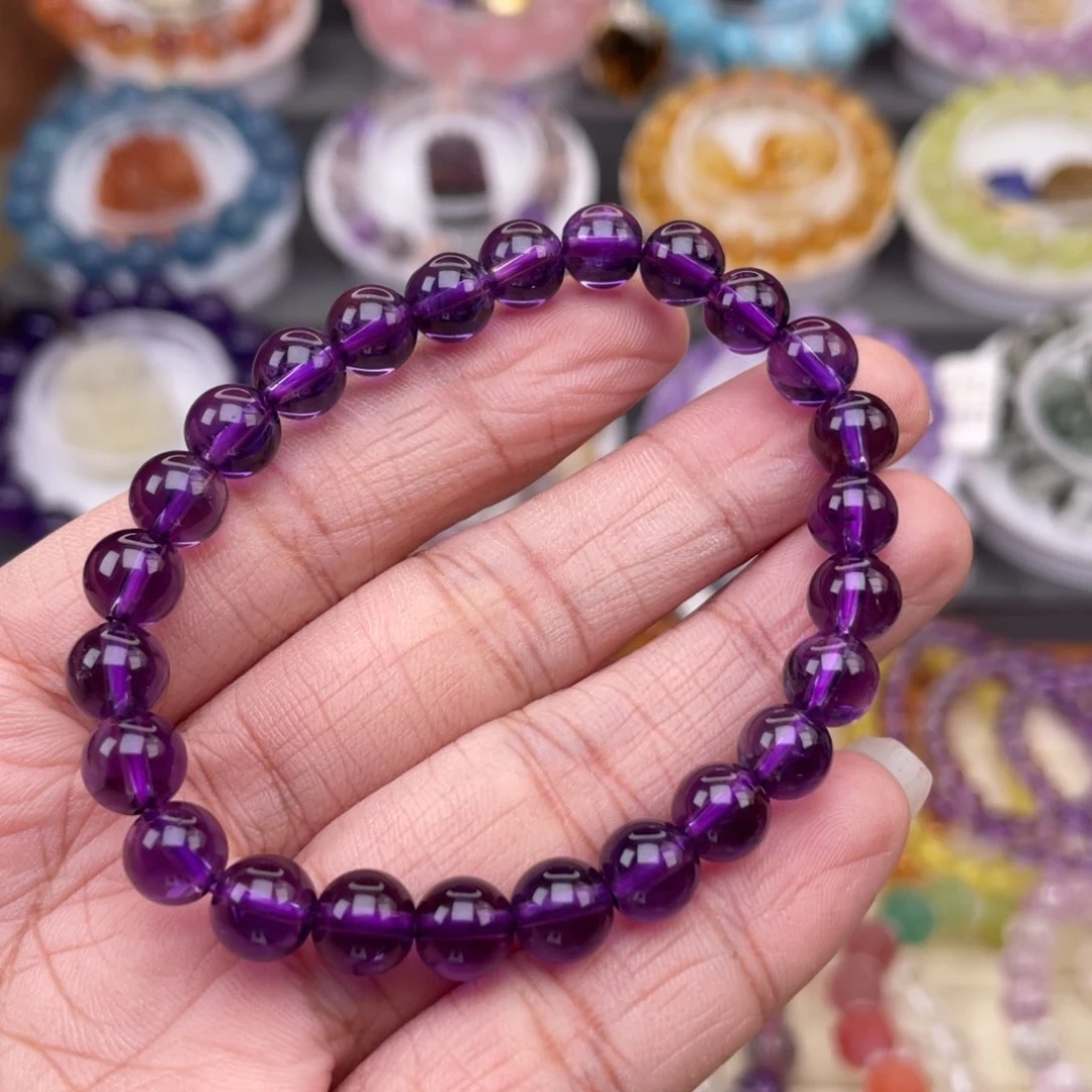 水晶手链未镶嵌Y***紫水晶