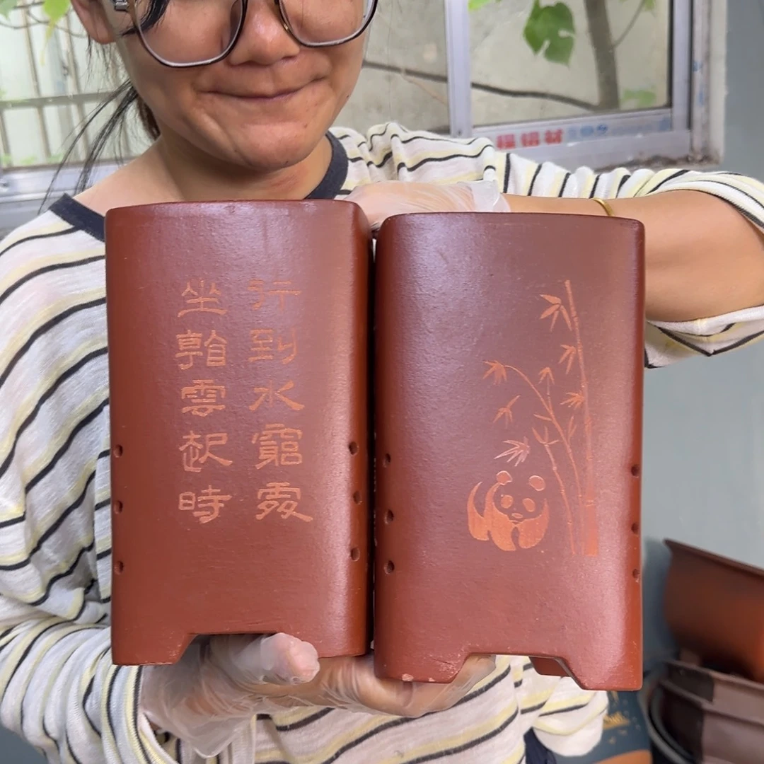 紫砂花盆紫砂口径14