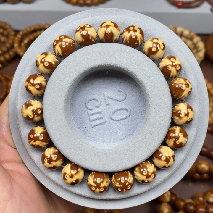 紫金鼠手串花皮熊猫