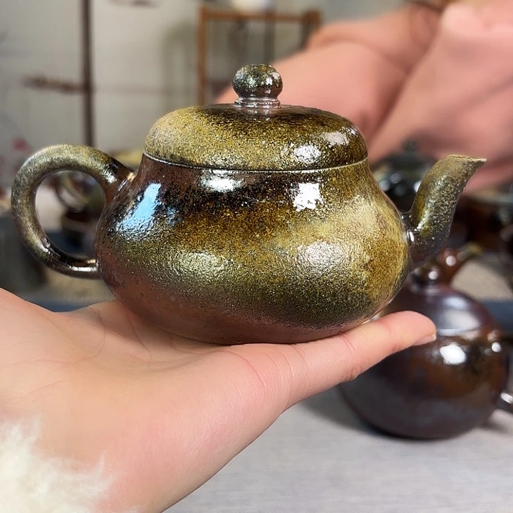 壶柴烧紫砂段泥君德