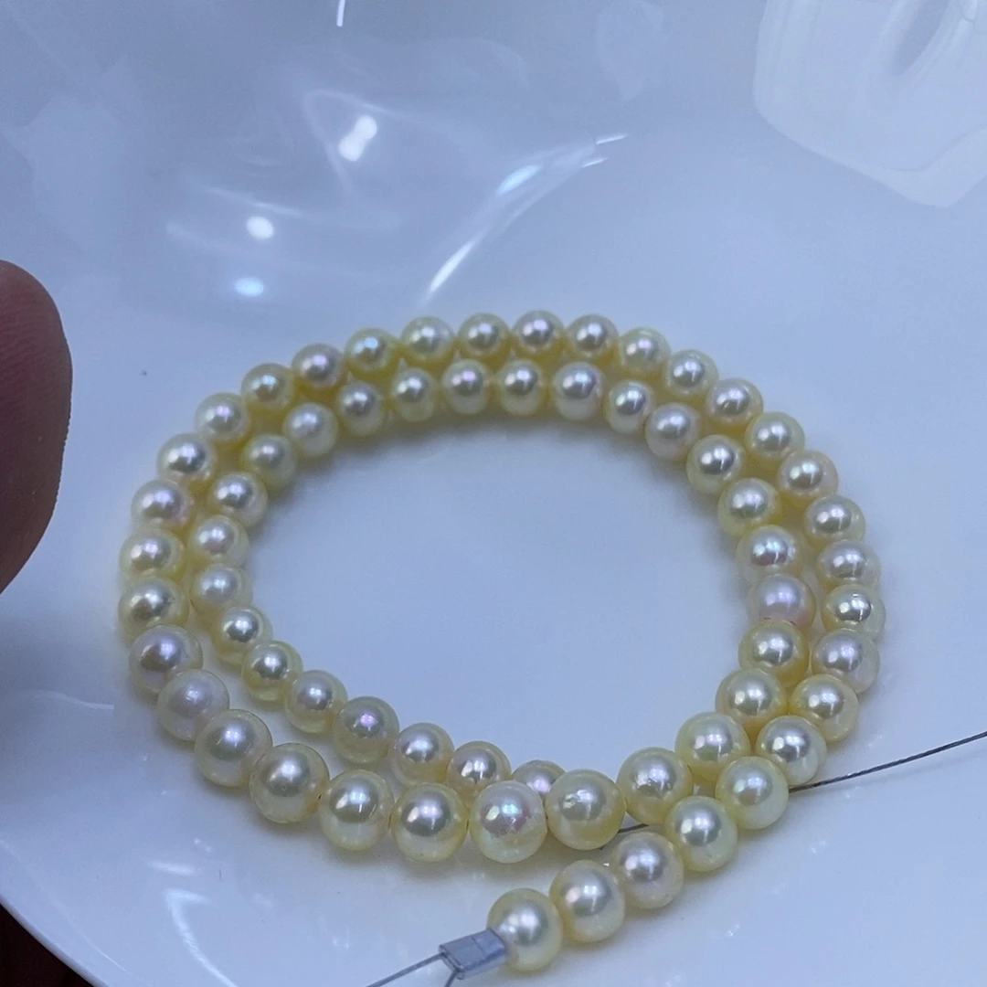 海水珍珠银S925镶嵌颈饰