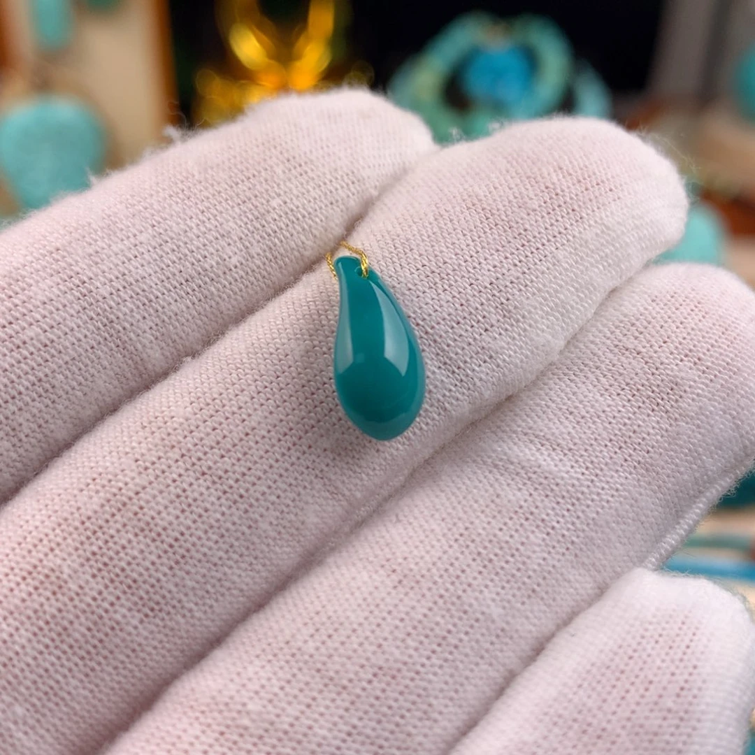 绿松石未镶嵌卡子