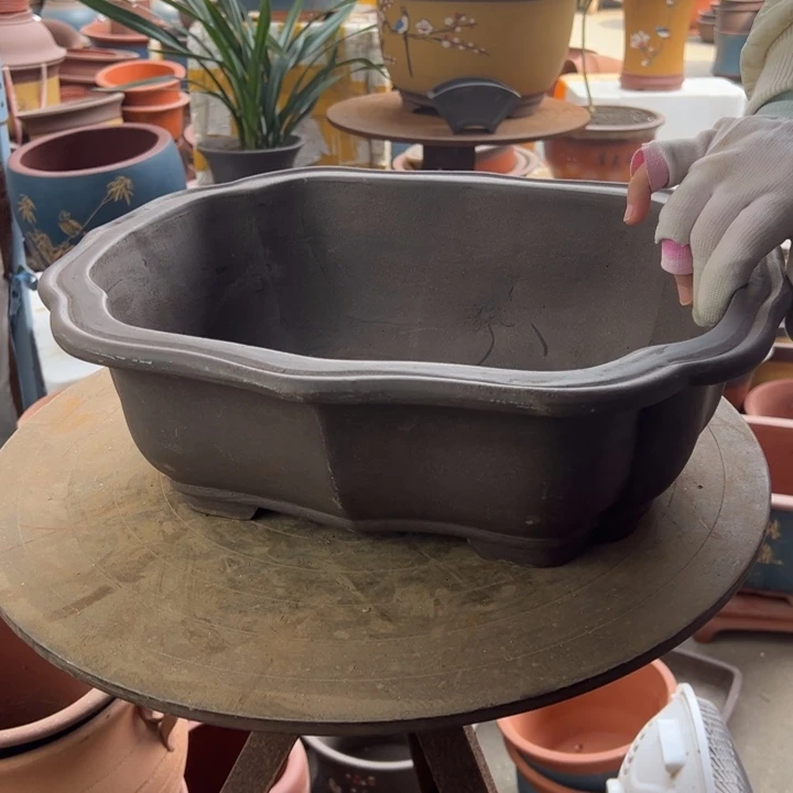 紫砂39莲花 口径39×32×12