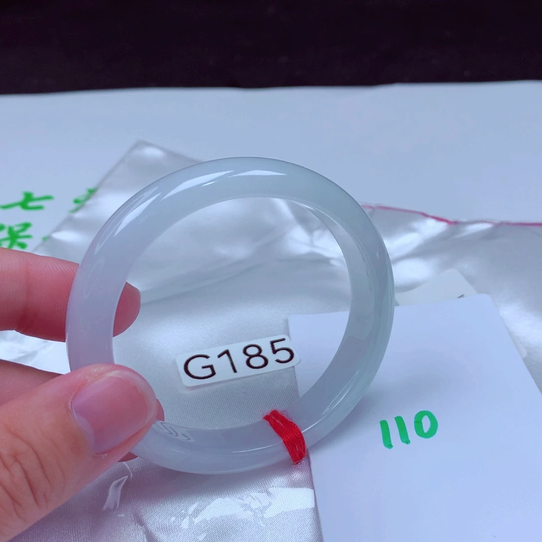 未镶嵌手镯翡翠缅甸天然A货翡翠手镯57.2贵妃