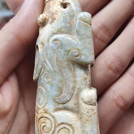 和田玉挂件未镶嵌菜*子