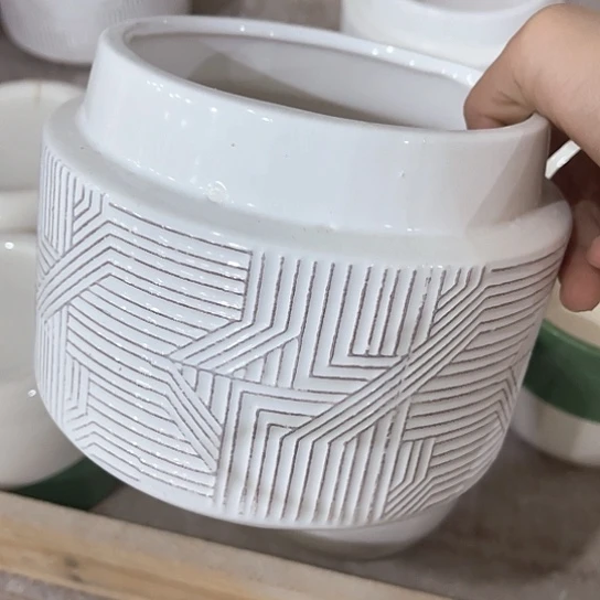 多肉绿植陶瓷花盆9:9包邮，有孔