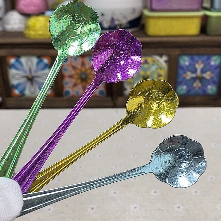 瓷片口径钛的咖啡勺