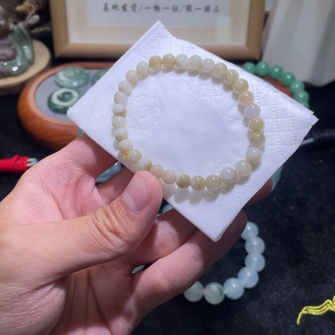未镶嵌手链翡翠手串