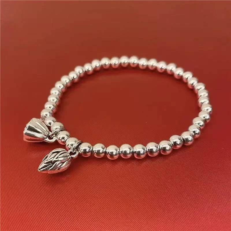 9999银两世欢莲蓬手莲花银珠手串 20g百搭3