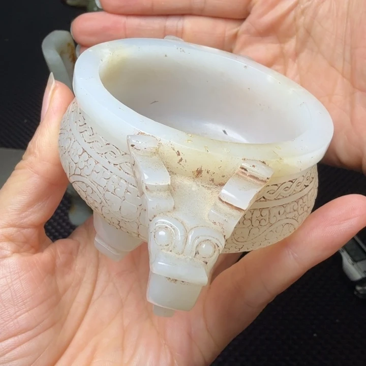飞***鸣吊坠香炉摆件新疆收藏珍品