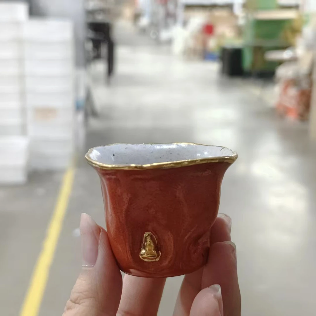 HN-紫曜矮四方杯-橙DD0072