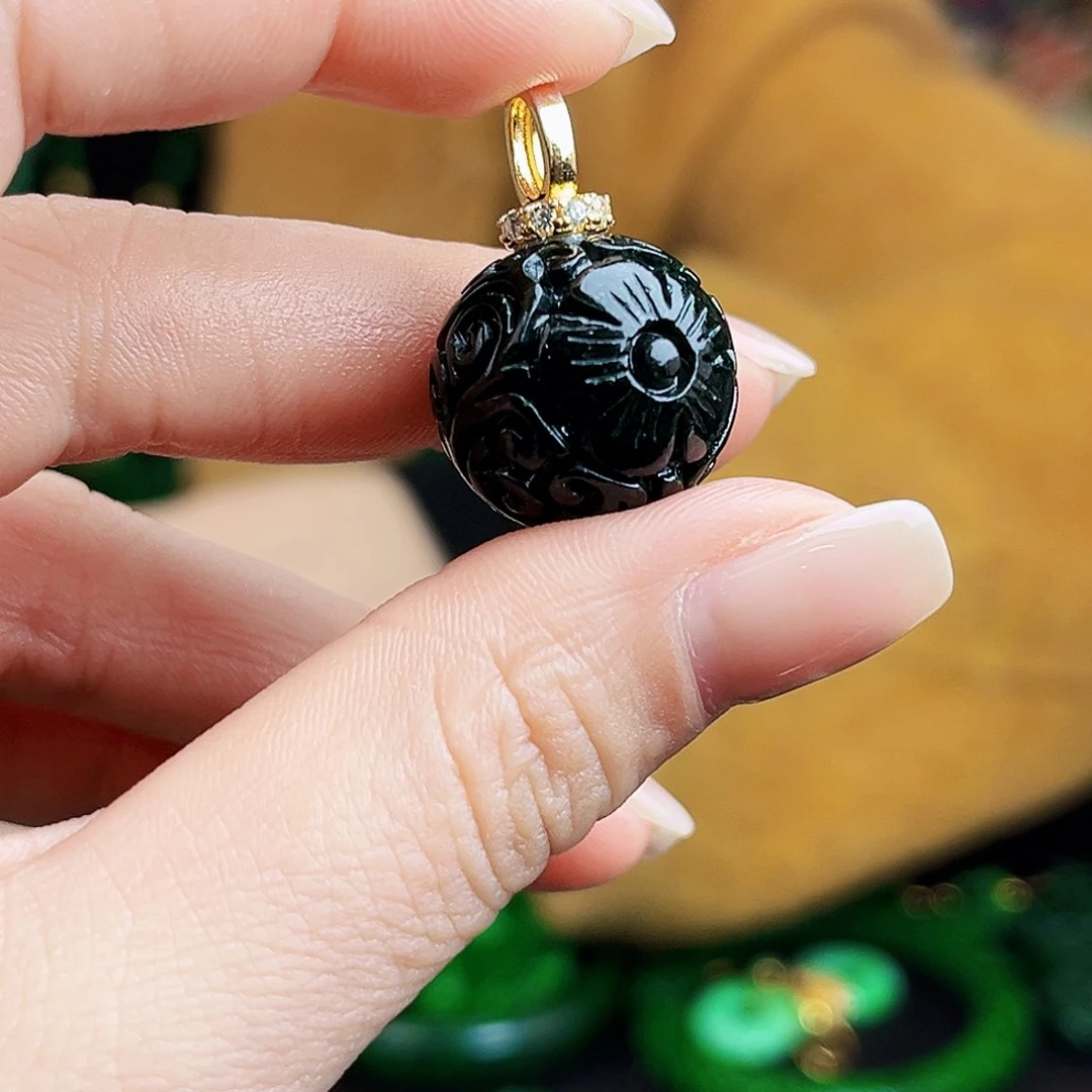 颈饰银S925镶嵌翡翠多样性