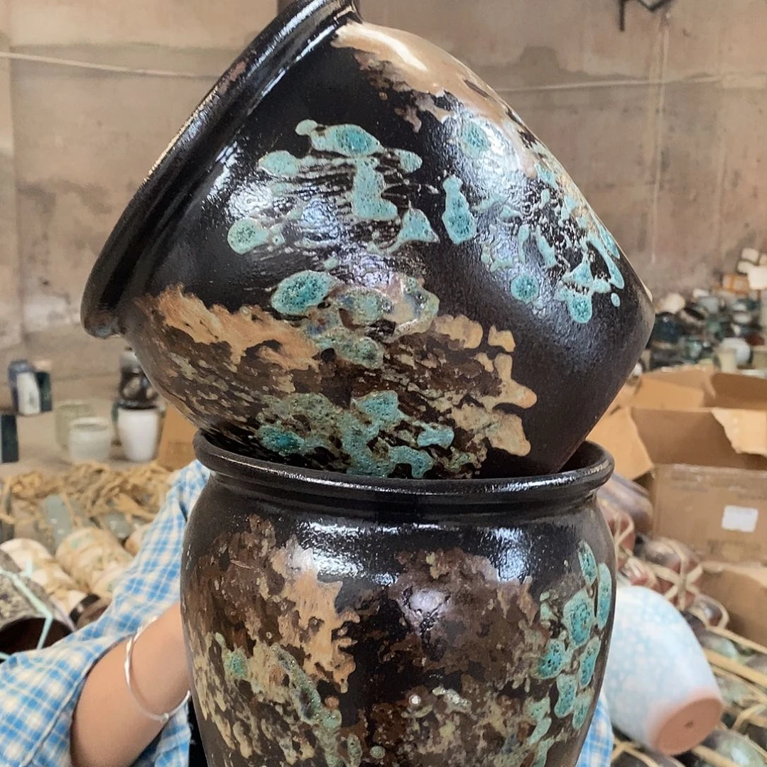 紫砂花盆正品口径20高20