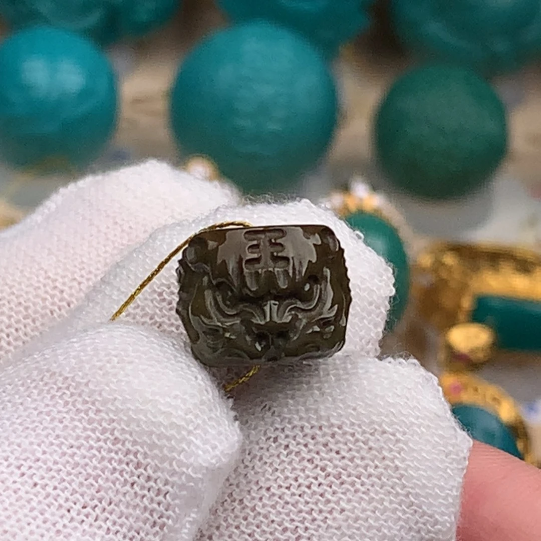 未镶嵌绿松石珠宝奇石12.5mm