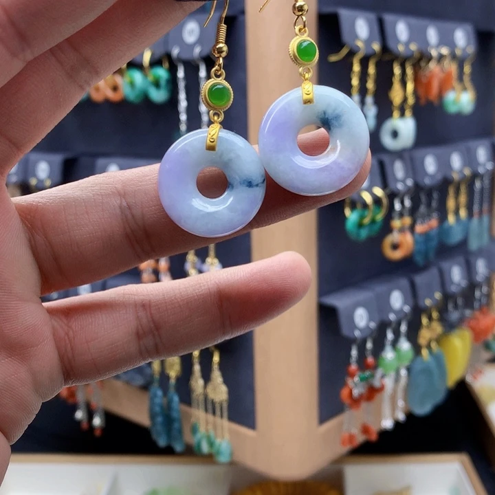 未镶嵌翡翠耳饰耳饰