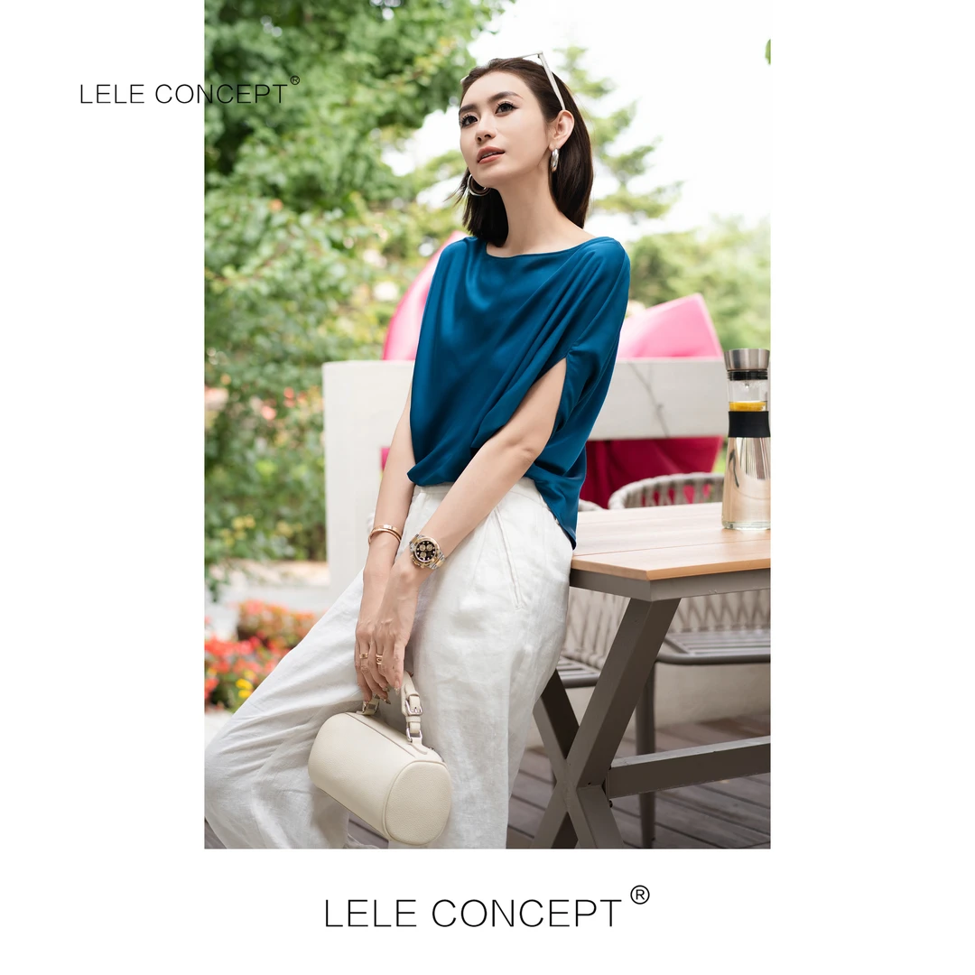 LELE CONCEPT丨气轻奢高级感时装不等式造型上衣S1134