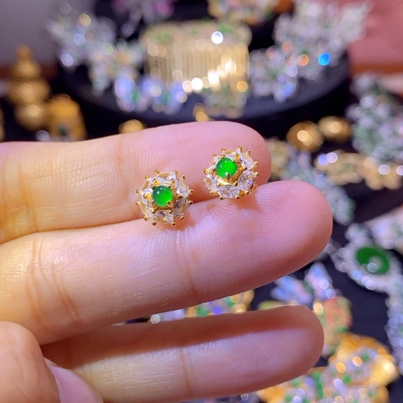 【闪购商品】翡翠挂件银S925镶嵌天然资源