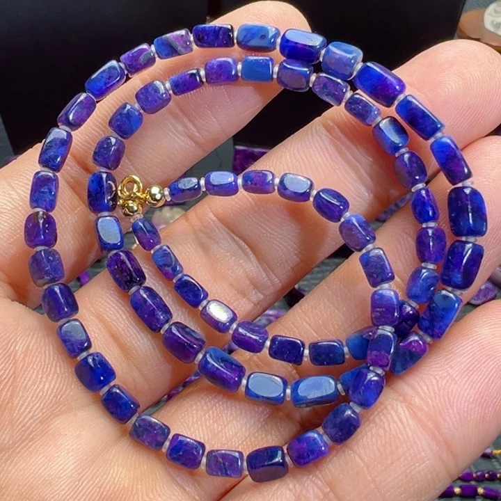 苏纪石（舒俱来）项链18K金镶嵌