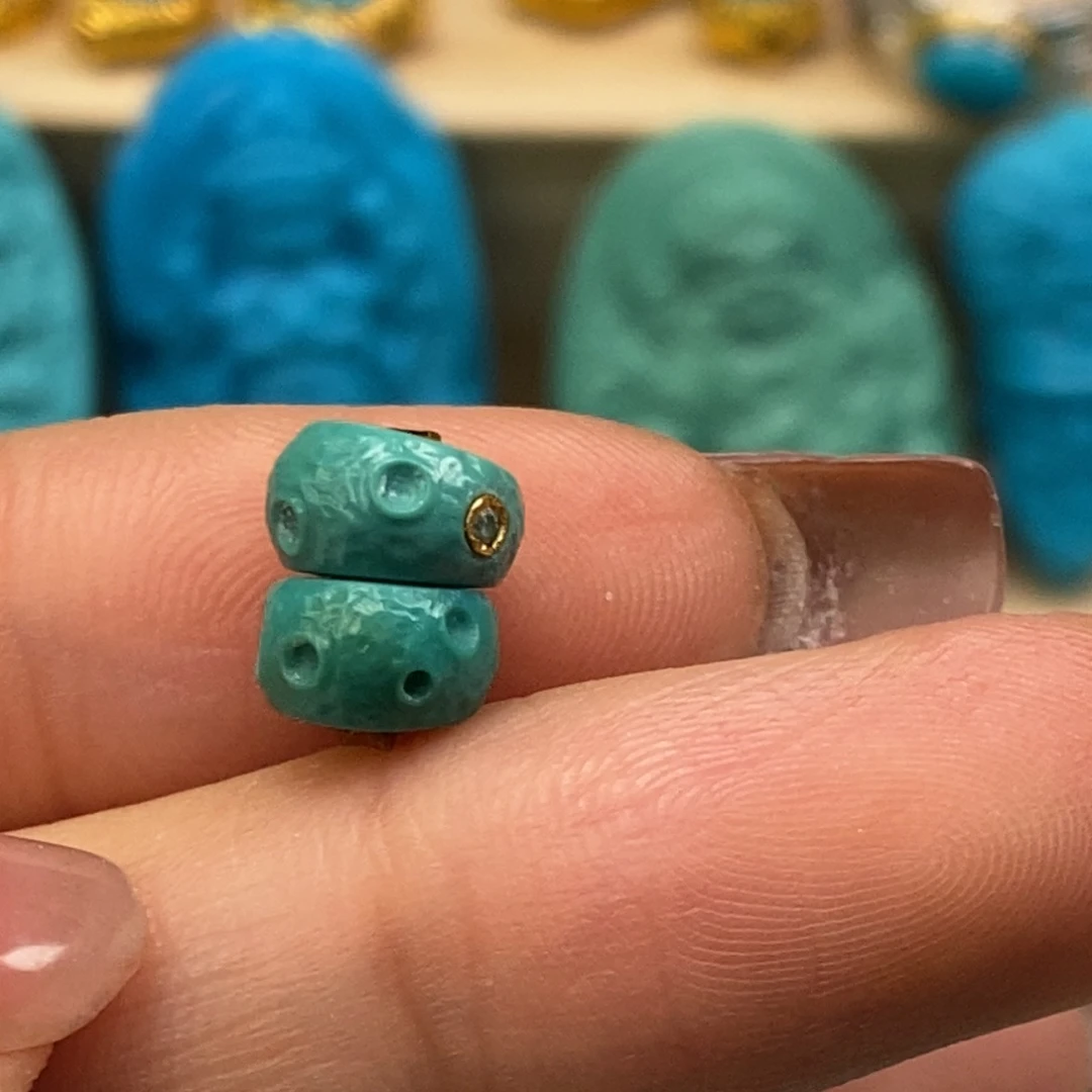 未镶嵌绿松石挂件