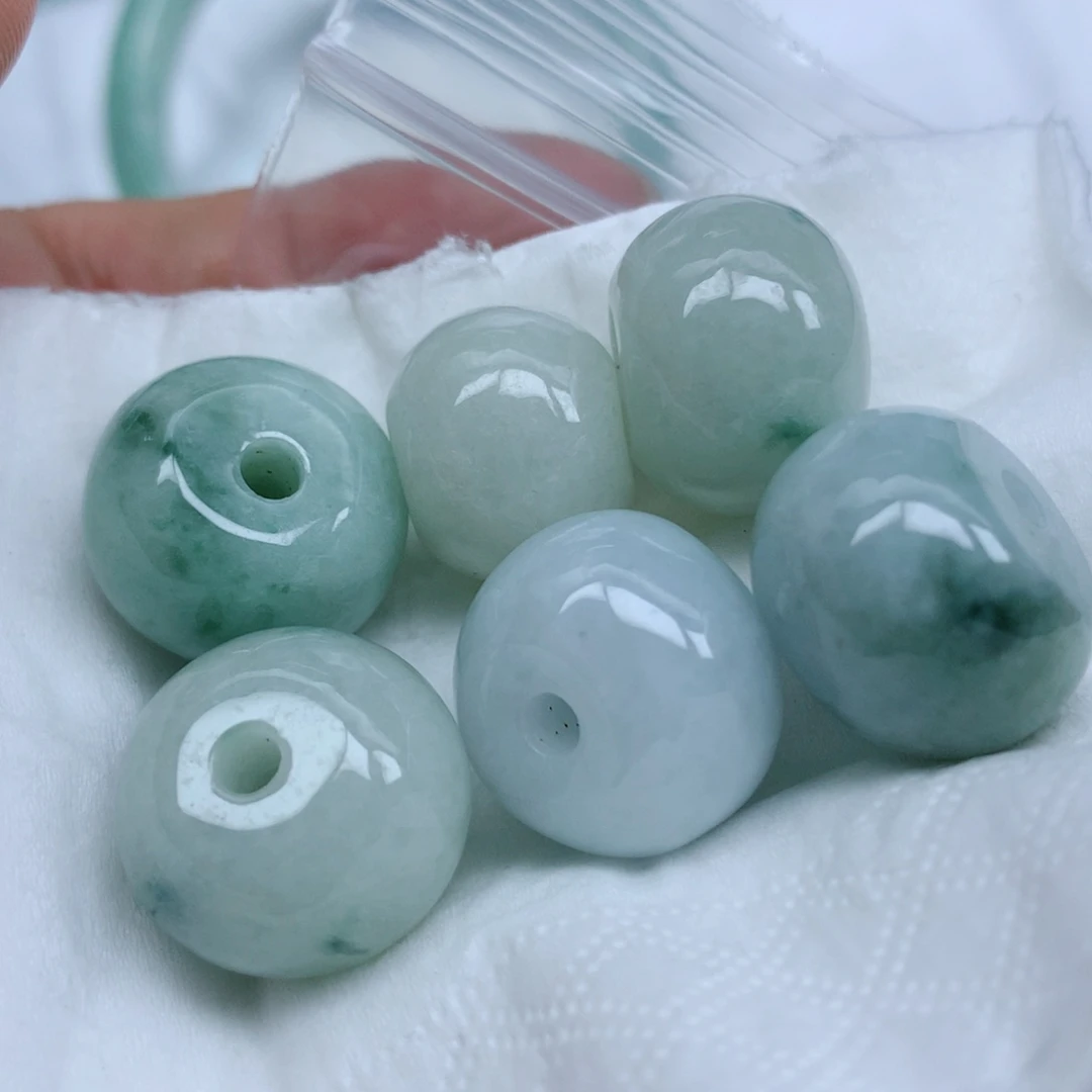 翡翠未镶嵌项链珠子珠