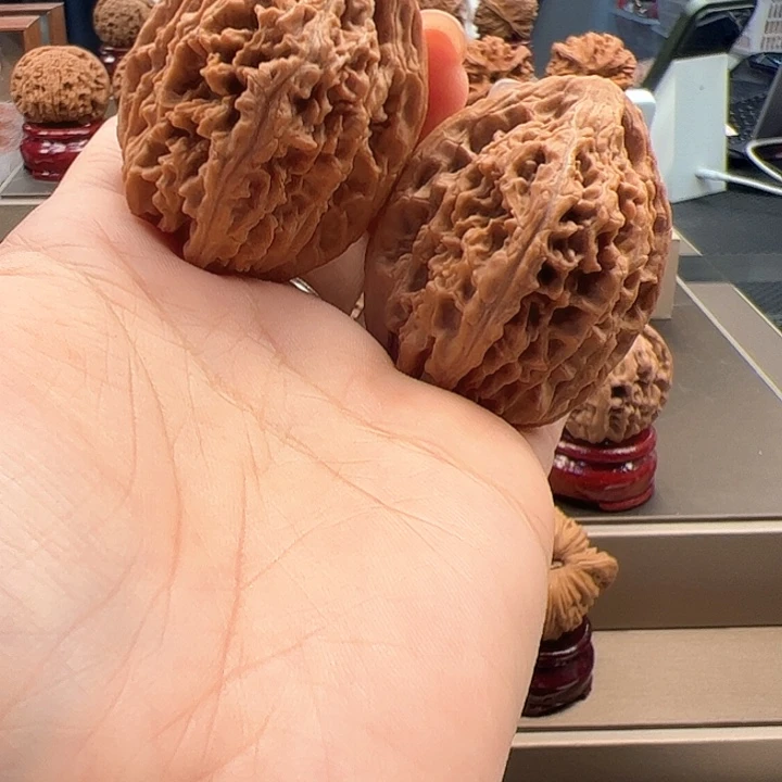 把件文玩核桃39 玉麒麟 v-007