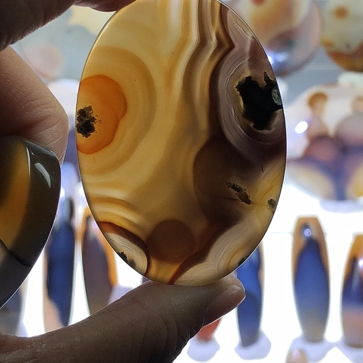 查罗石未镶嵌珠宝半成品5霞