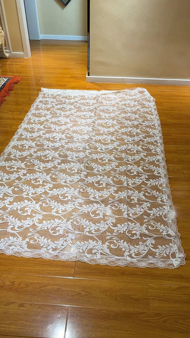 (新疆包邮) 干果上面盖的纱桌布