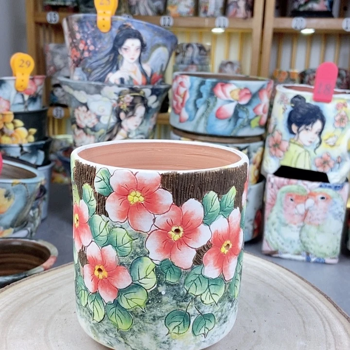 景德镇艺术手绘作品