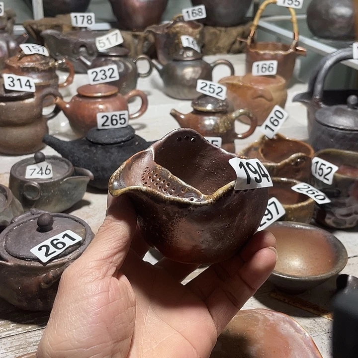 纯手工柴烧茶具精品
