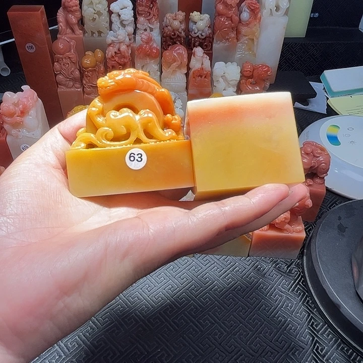 阿****老挝石老挝保利石印章