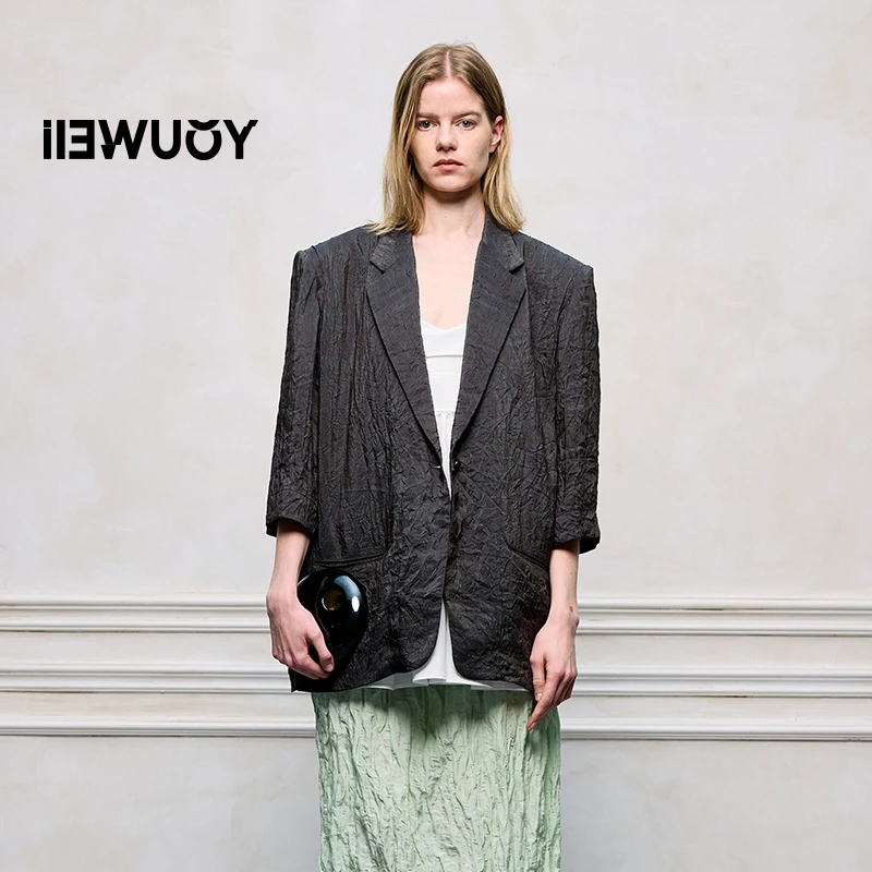 有尾YOUWEI 皱感极简便服西装 Y1825205