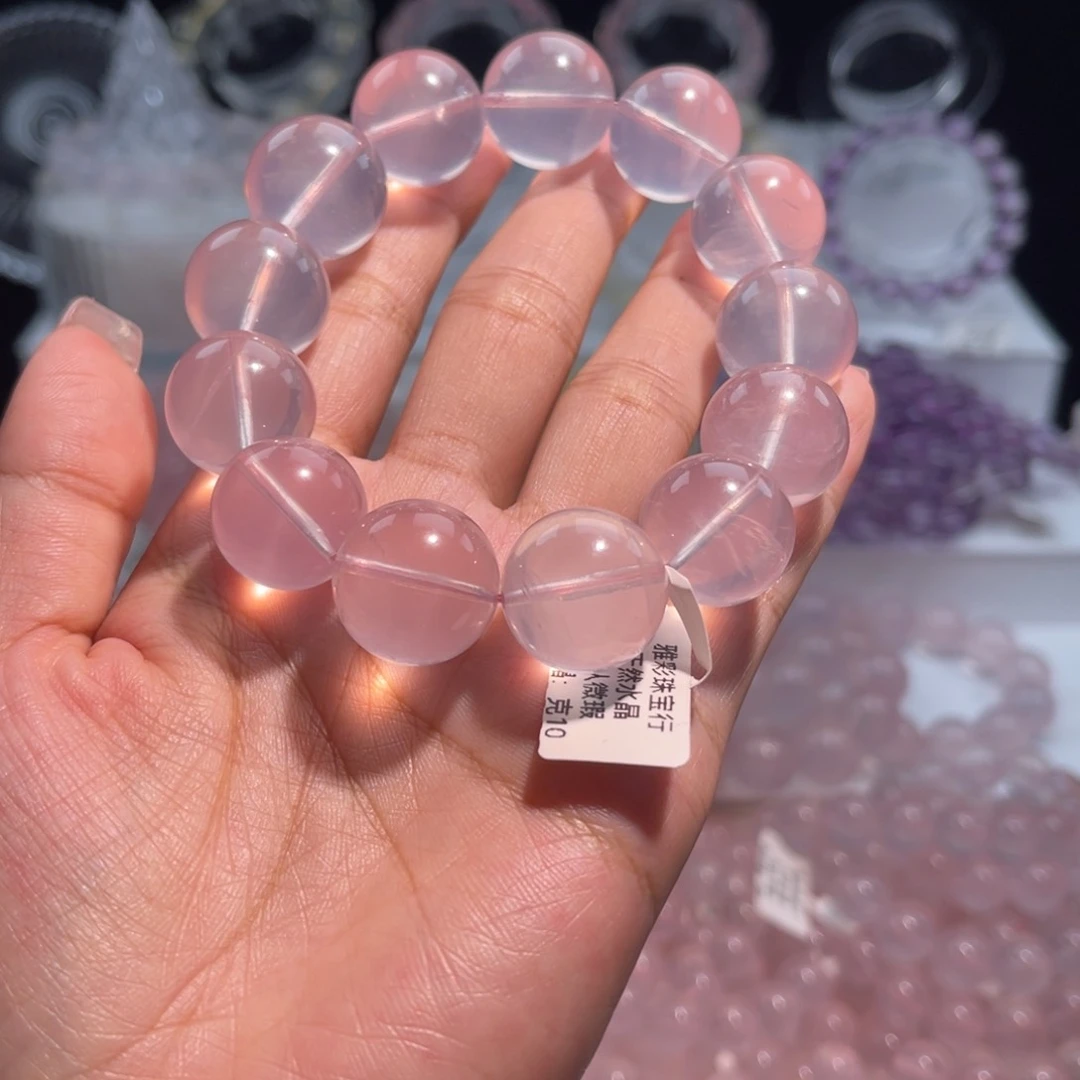 水晶手链未镶嵌粉水晶