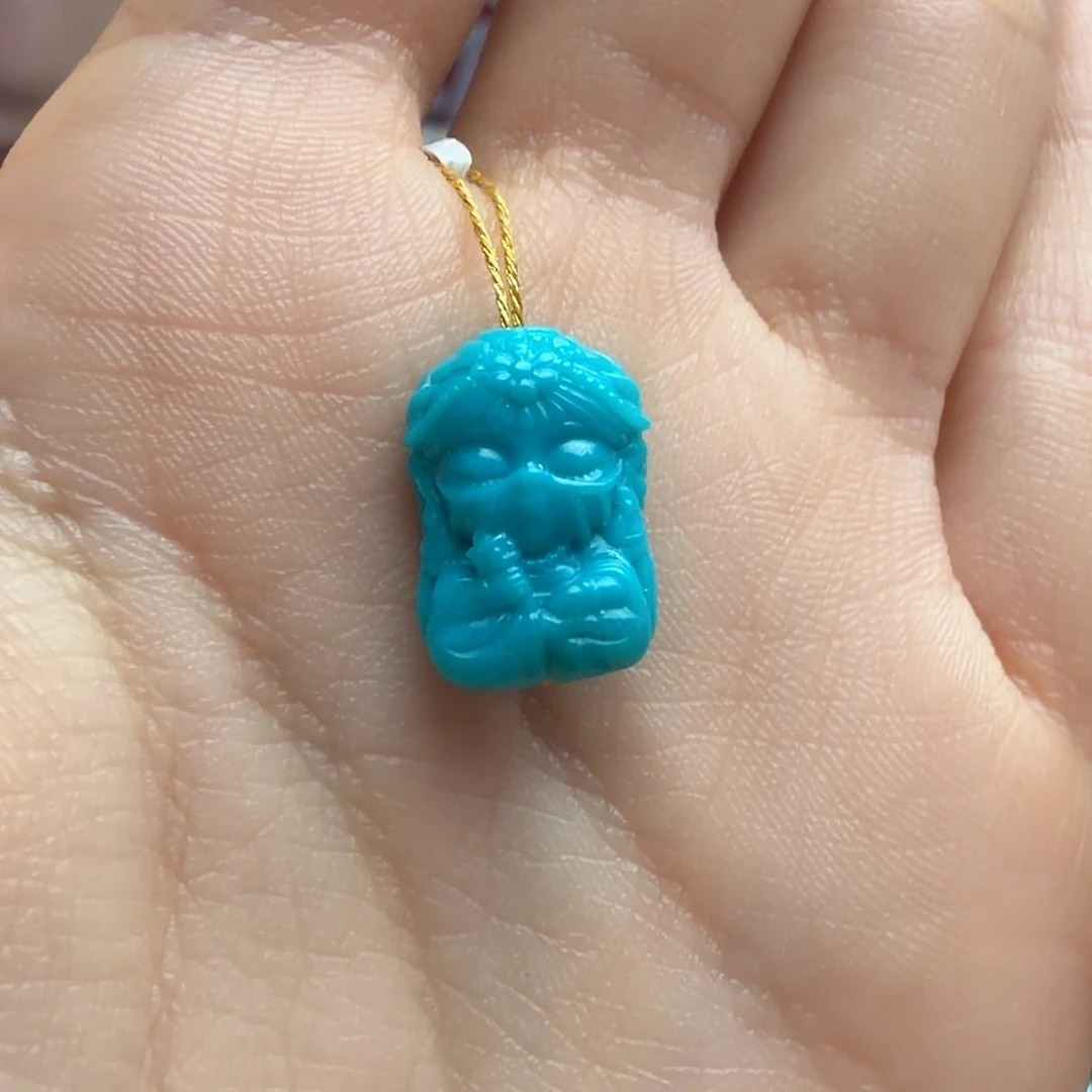 绿松石未镶嵌颈饰