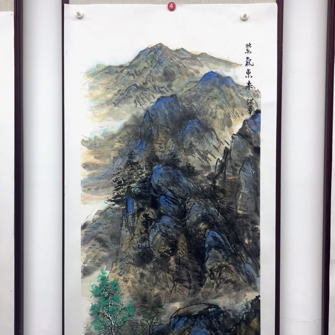 国画绘画作品多次参加