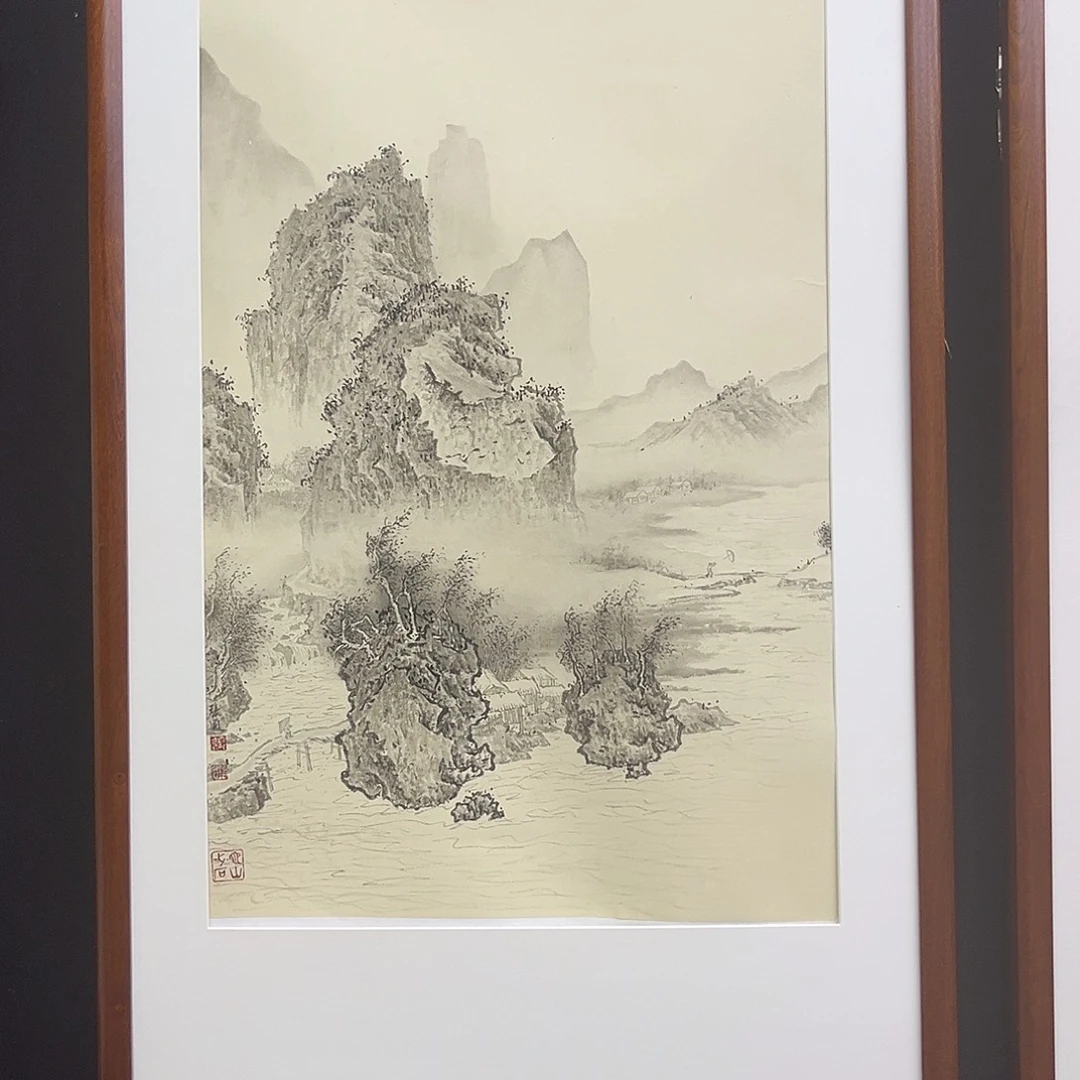 国画手绘国画，精品山水，