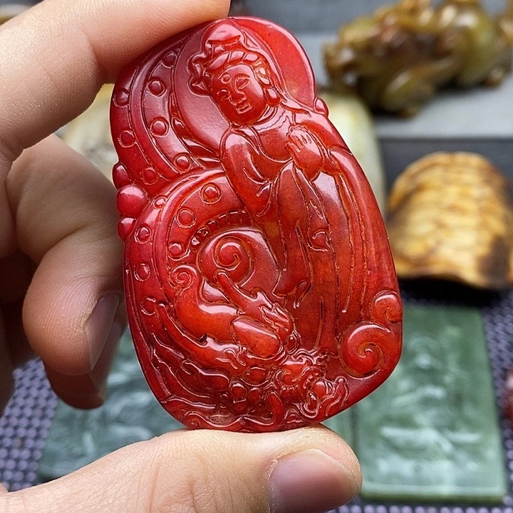 未镶嵌蛇纹石玉颈饰