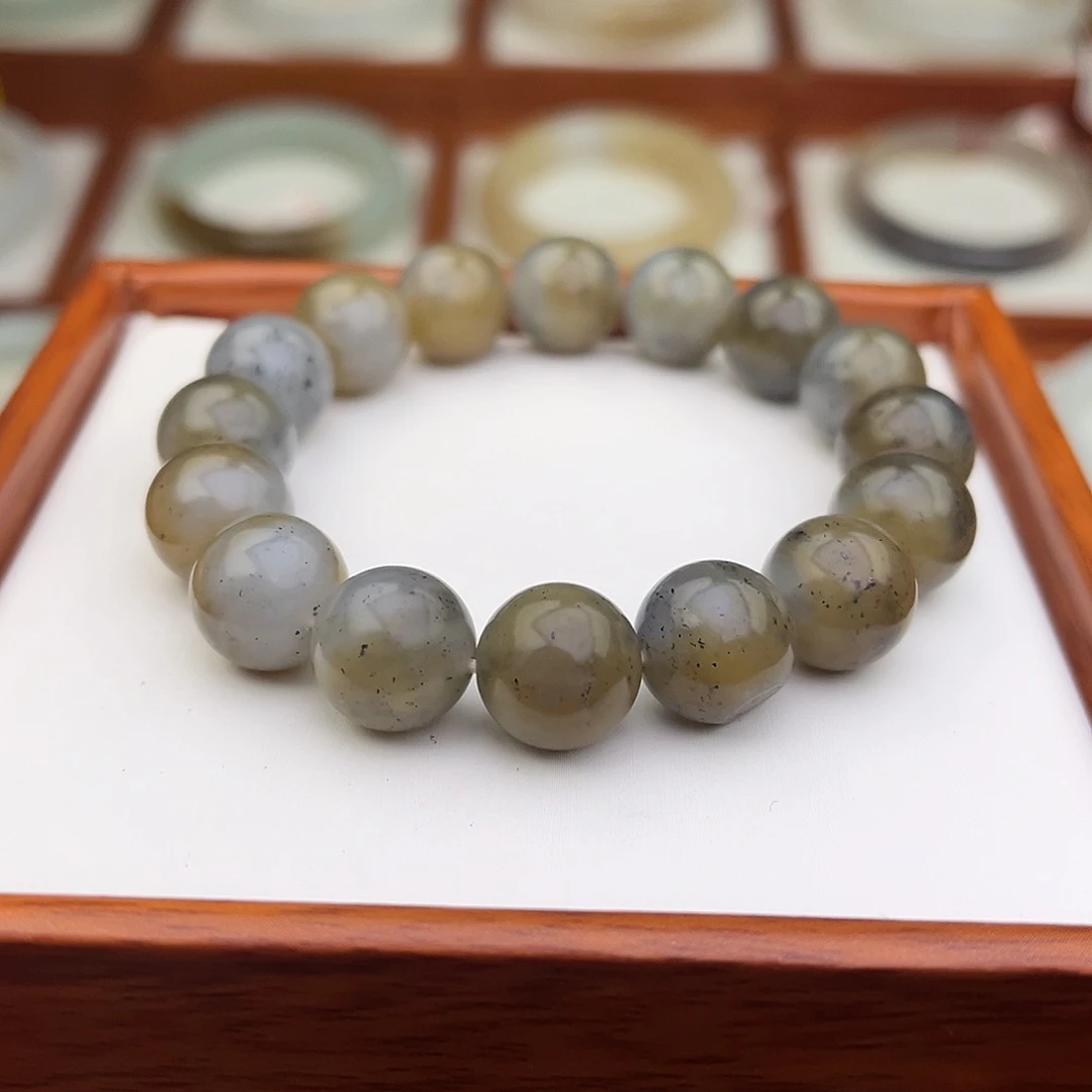 和田玉未镶嵌手串12mm