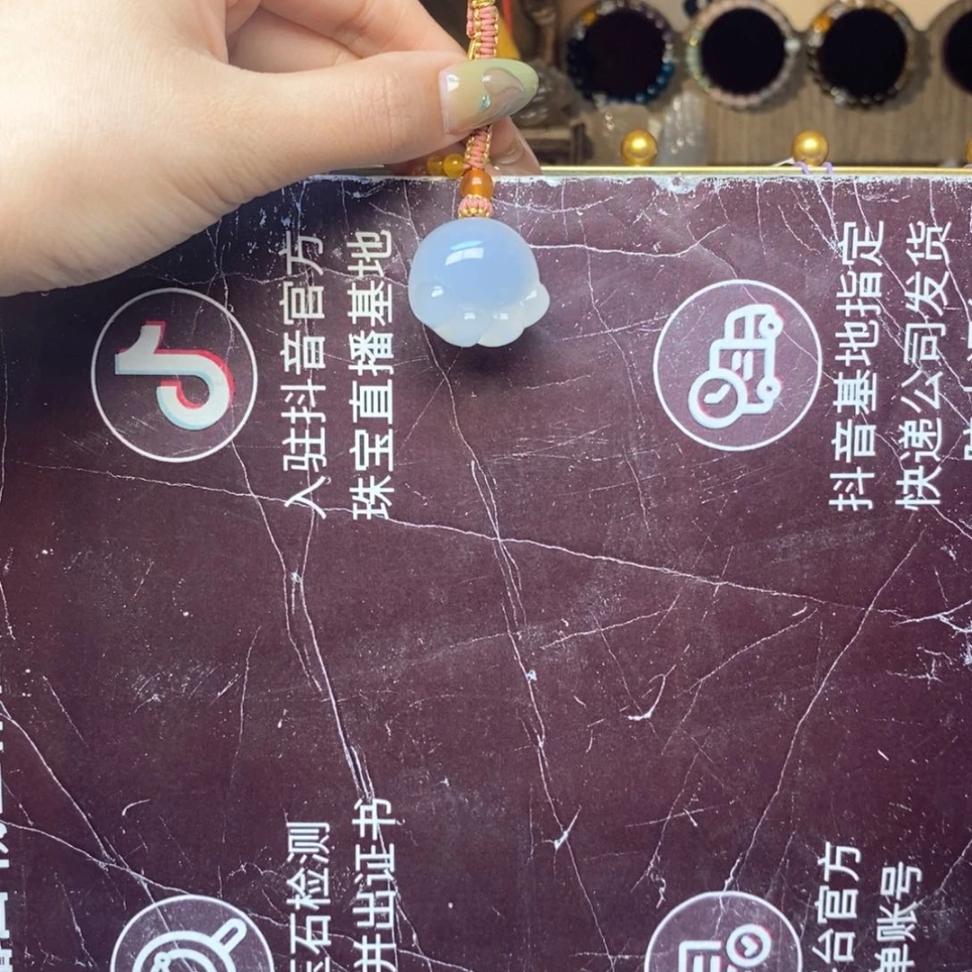 玛瑙/玉髓未镶嵌车挂挂件