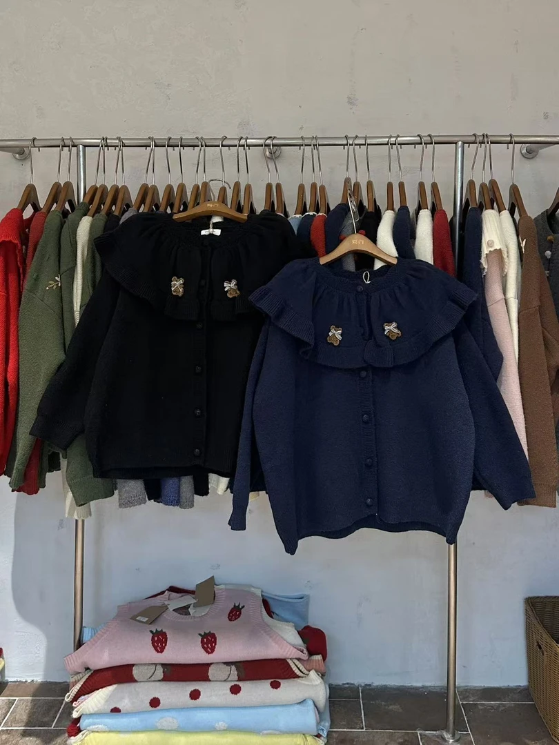 MM（5628）百搭小熊毛衣