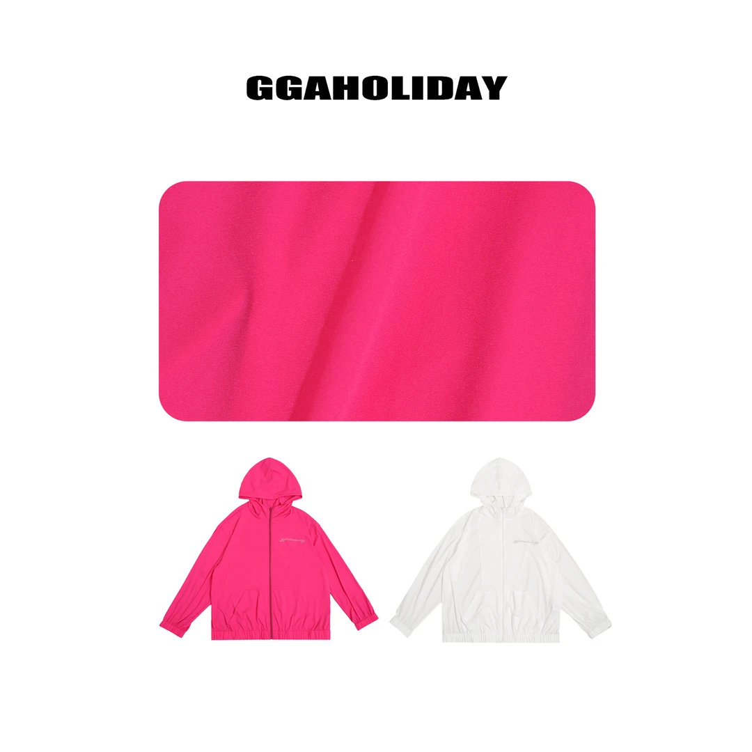 25N早春新款轻奢高级美式街头休闲防晒衣连帽运动风防晒服-152161