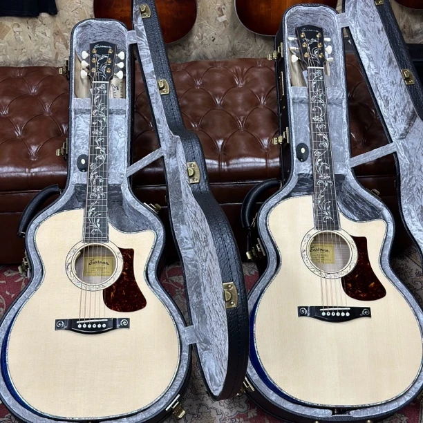 【洛克】伊斯曼Eastman AC922CE-Custom蓝色枫木背侧全单电箱吉他