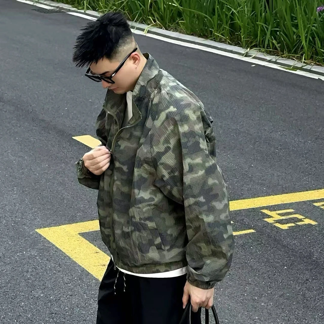 夏日清凉 飞行防晒衣外套 短款版型