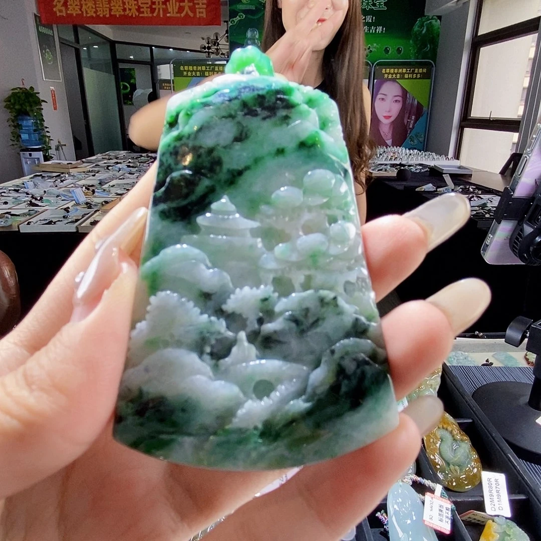 颈饰未镶嵌翡翠翡翠