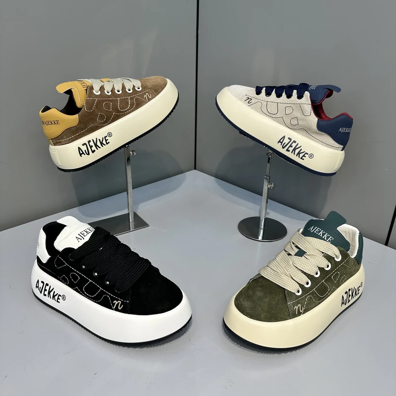 潮牌男士秋冬季运动时尚单棉同款青春小众舒适高端日常轻奢潮鞋