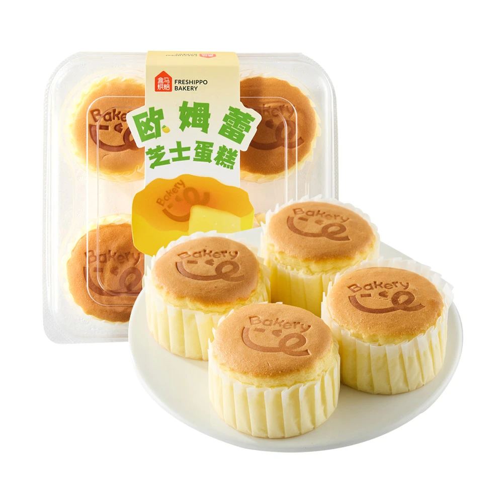 盒马烘焙 欧姆蕾芝士蛋糕 220g