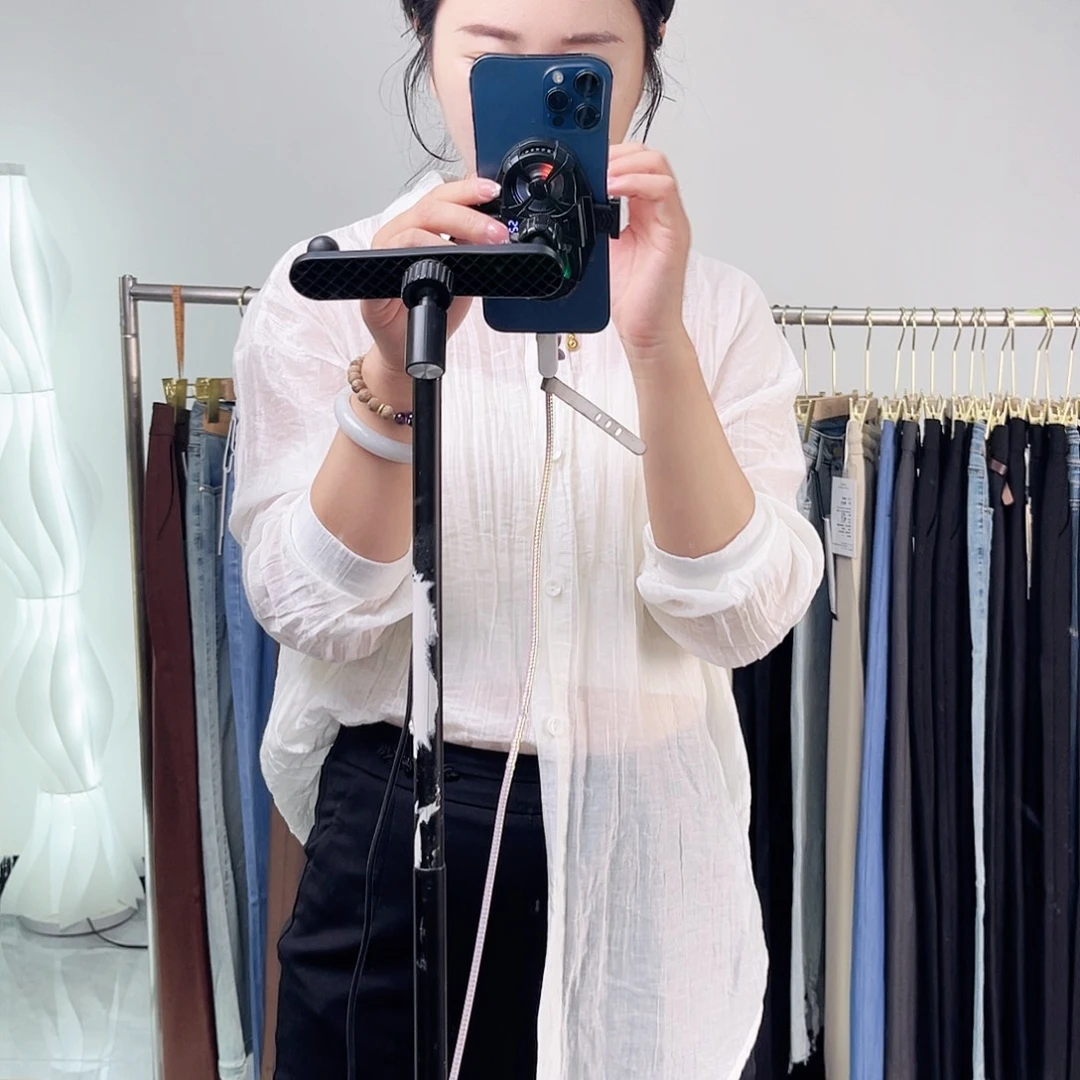 桑蚕丝九分烟管裤