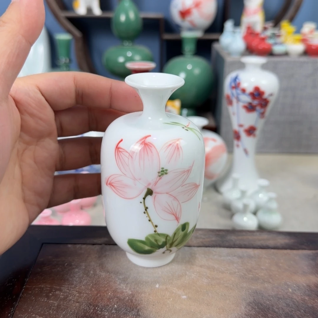 陶瓷手工小花器摆件