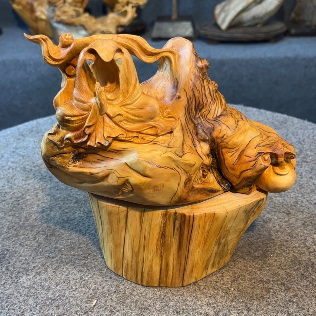 柏木（崖柏）根雕摆件工艺品